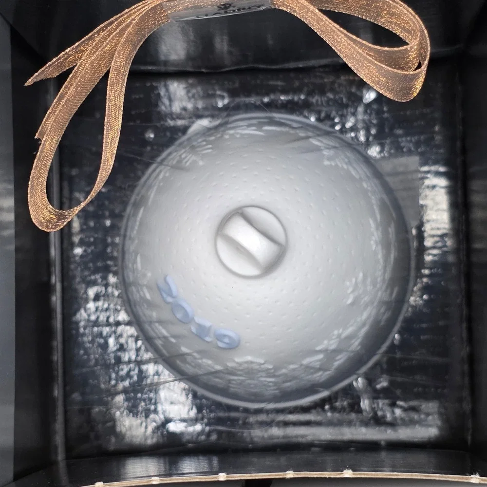 Lladro 2019 Porcelain Christmas Bell Ornament 01018446 New In Original Box